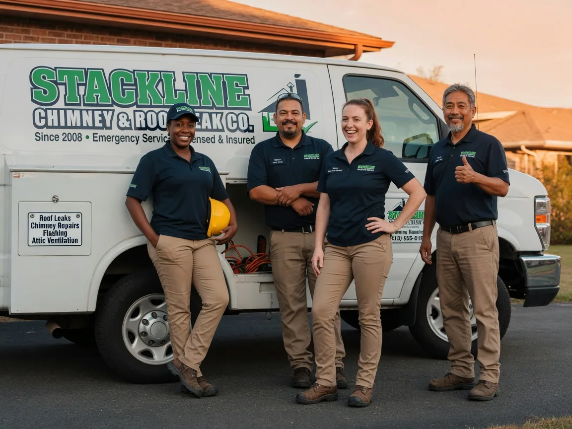 Chimney flashing repair company in Newport, MI